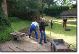 Weg begrasen